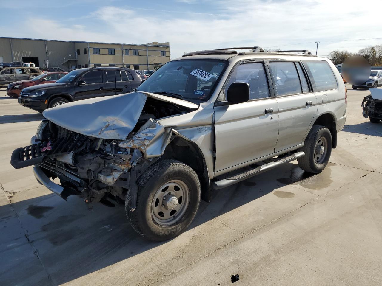 2001 MITSUBISHI MONTERO SPORT ES 2001 image