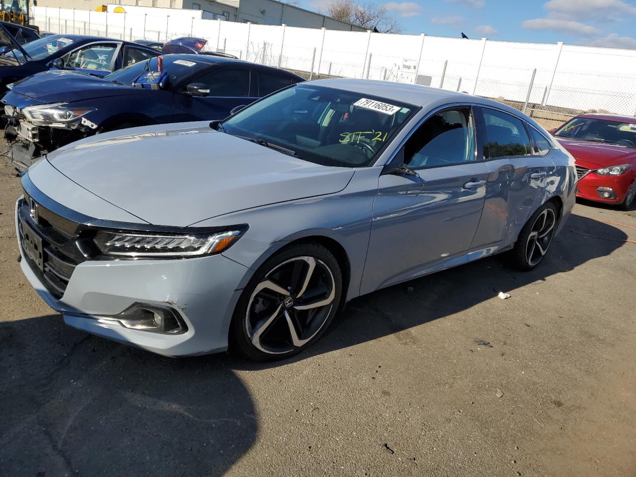 Obraz 1 z 2021 HONDA ACCORD SPORT SE 2021 z VIN 1HGCV1F4XMA067379