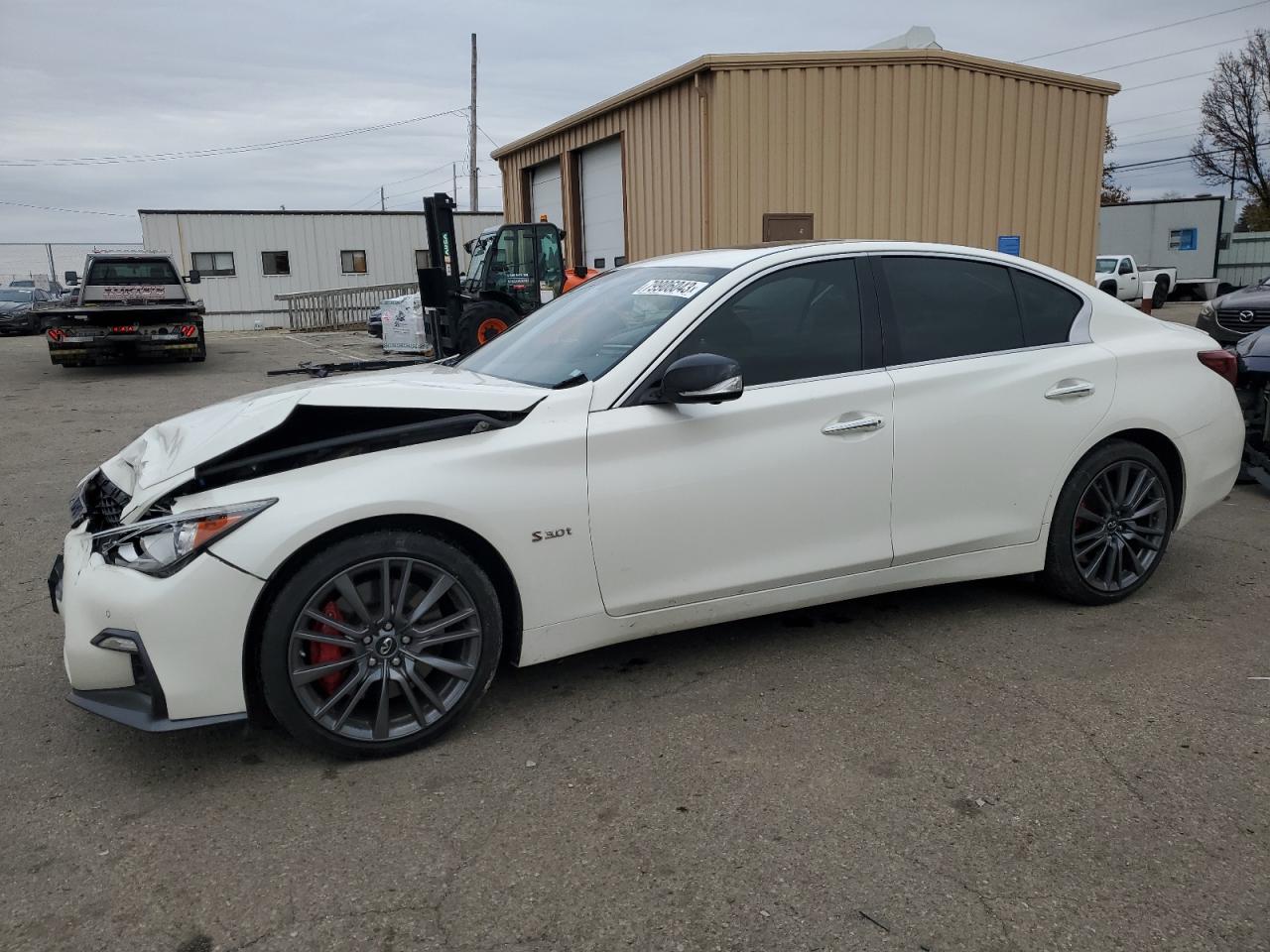 Image 1 of 2018 INFINITI Q50 RED SPORT 400 2018 with VIN JN1FV7AR2JM480606
