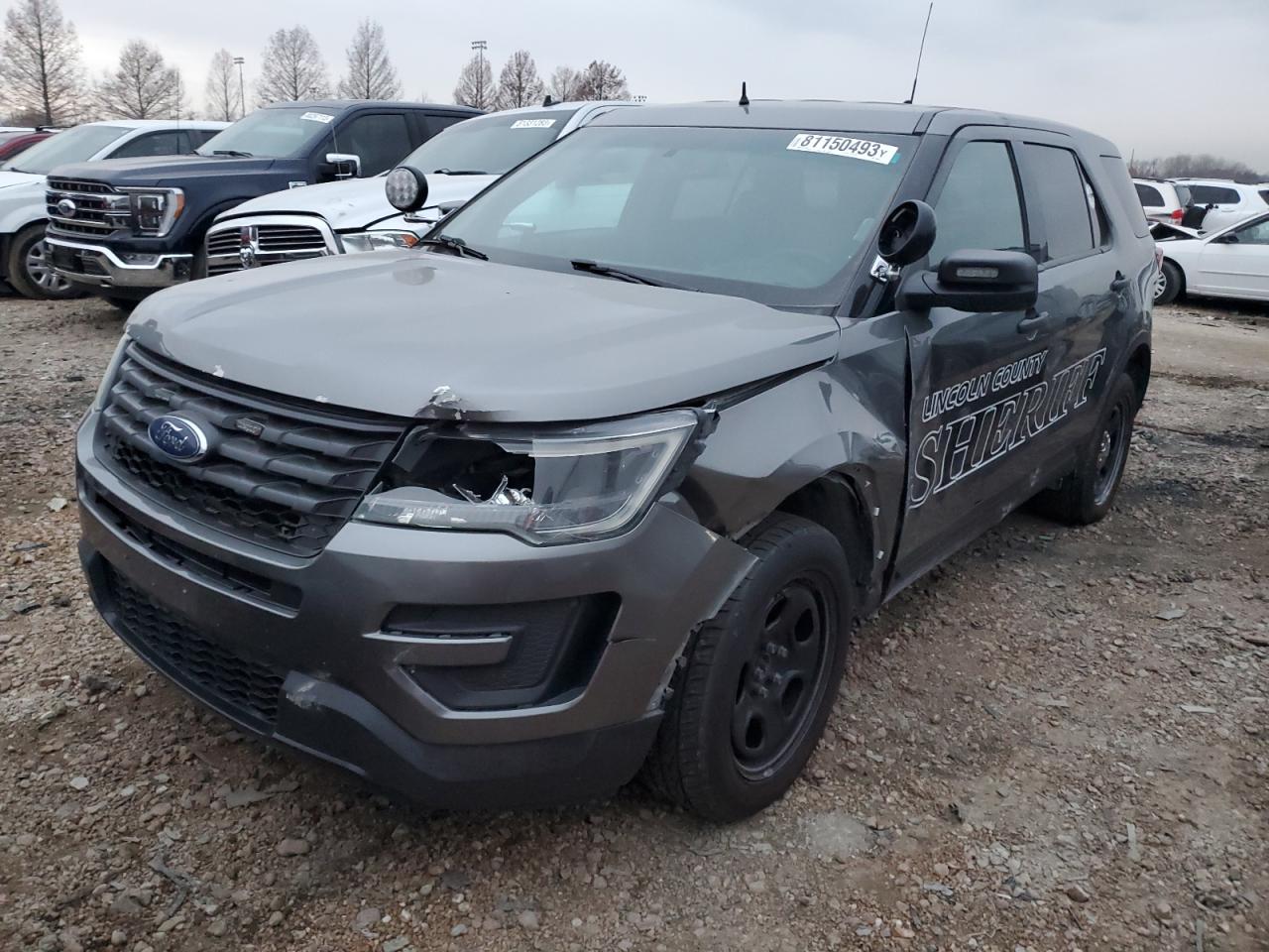 Obraz 1 z 2016 FORD EXPLORER POLICE INTERCEPTOR 2016 z VIN 1FM5K8AR8GGA19064