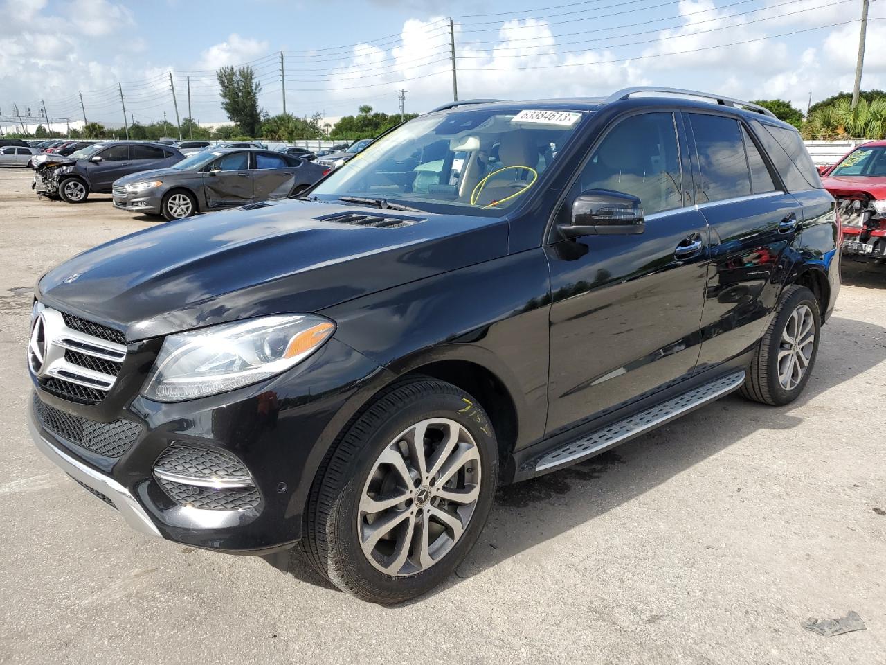 Image 1 of 2019 MERCEDES-BENZ GLE 400 4MATIC 2019 with VIN 4JGDA5GB4KB217492