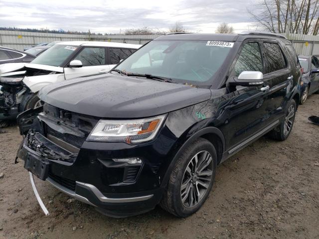 Image 1 of 2018 FORD EXPLORER PLATINUM 2018 with VIN 1FM5K8HT1JGC33886