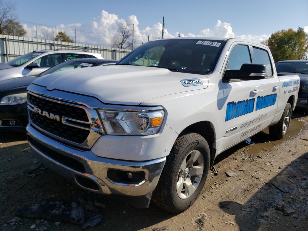 Image 1 of 2022 RAM 1500 BIG HORN/LONE STAR 2022 with VIN 1C6SRFMT5NN344690