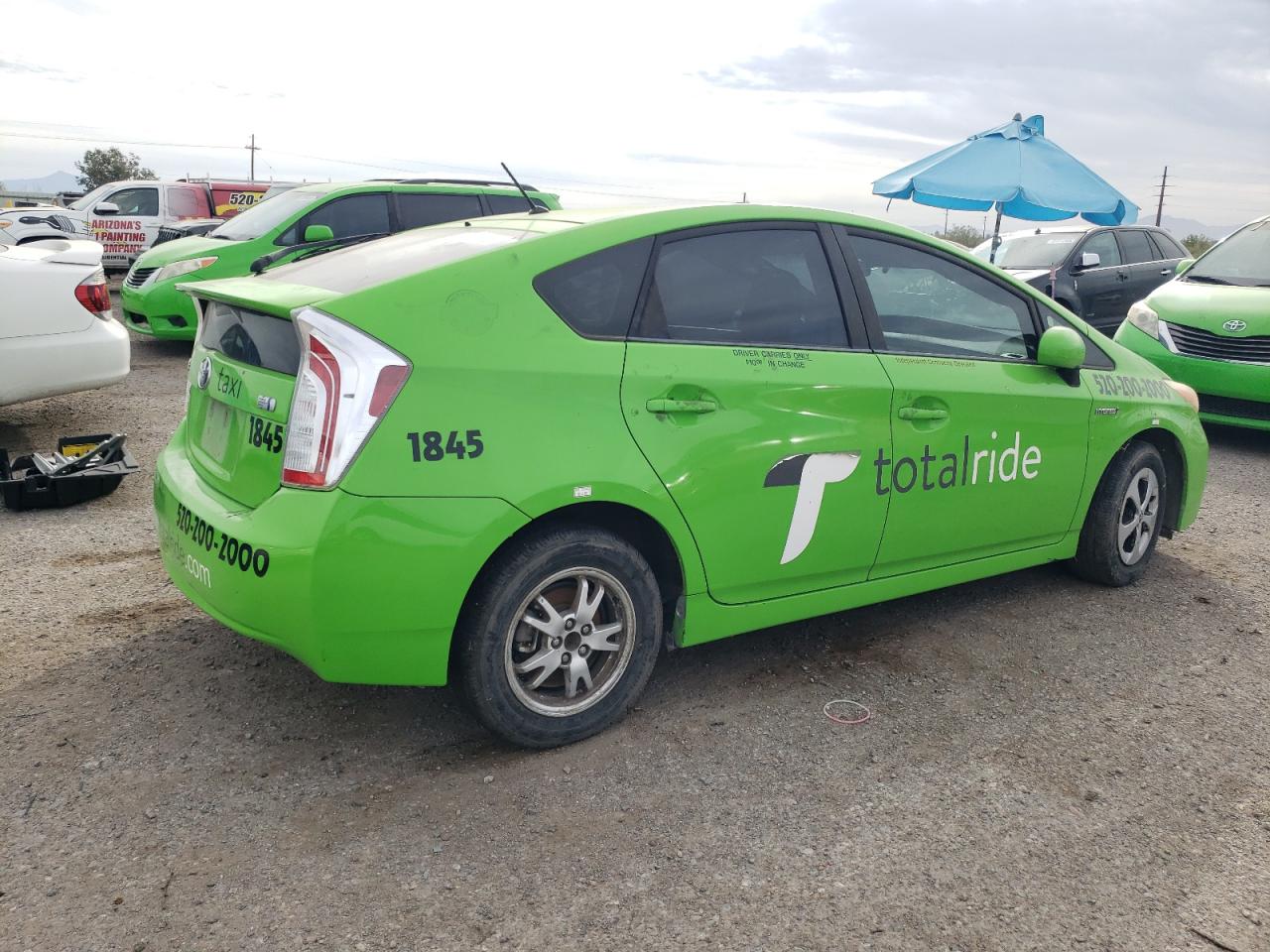 Image 3 of 2013 TOYOTA PRIUS  2013 with VIN JTDKN3DU5D0347953
