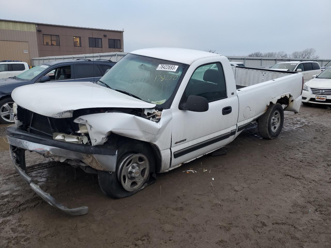 Image 1 of 2002 CHEVROLET SILVERADO C1500 2002 with VIN 1GCEC14W02Z178250