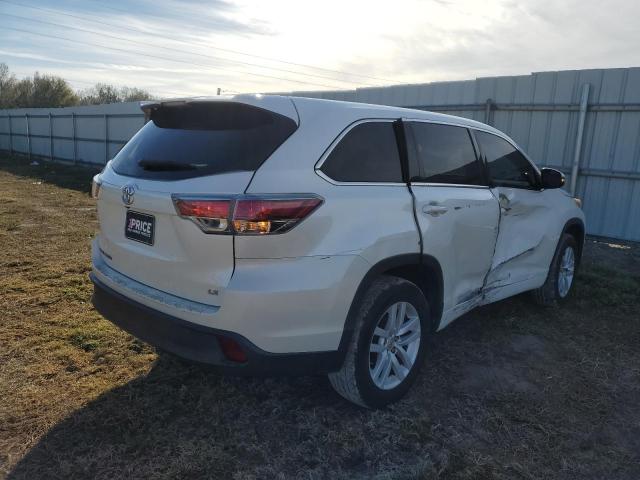 Image 3 of 2015 TOYOTA HIGHLANDER LE 2015 with VIN 5TDZKRFH2FS081737