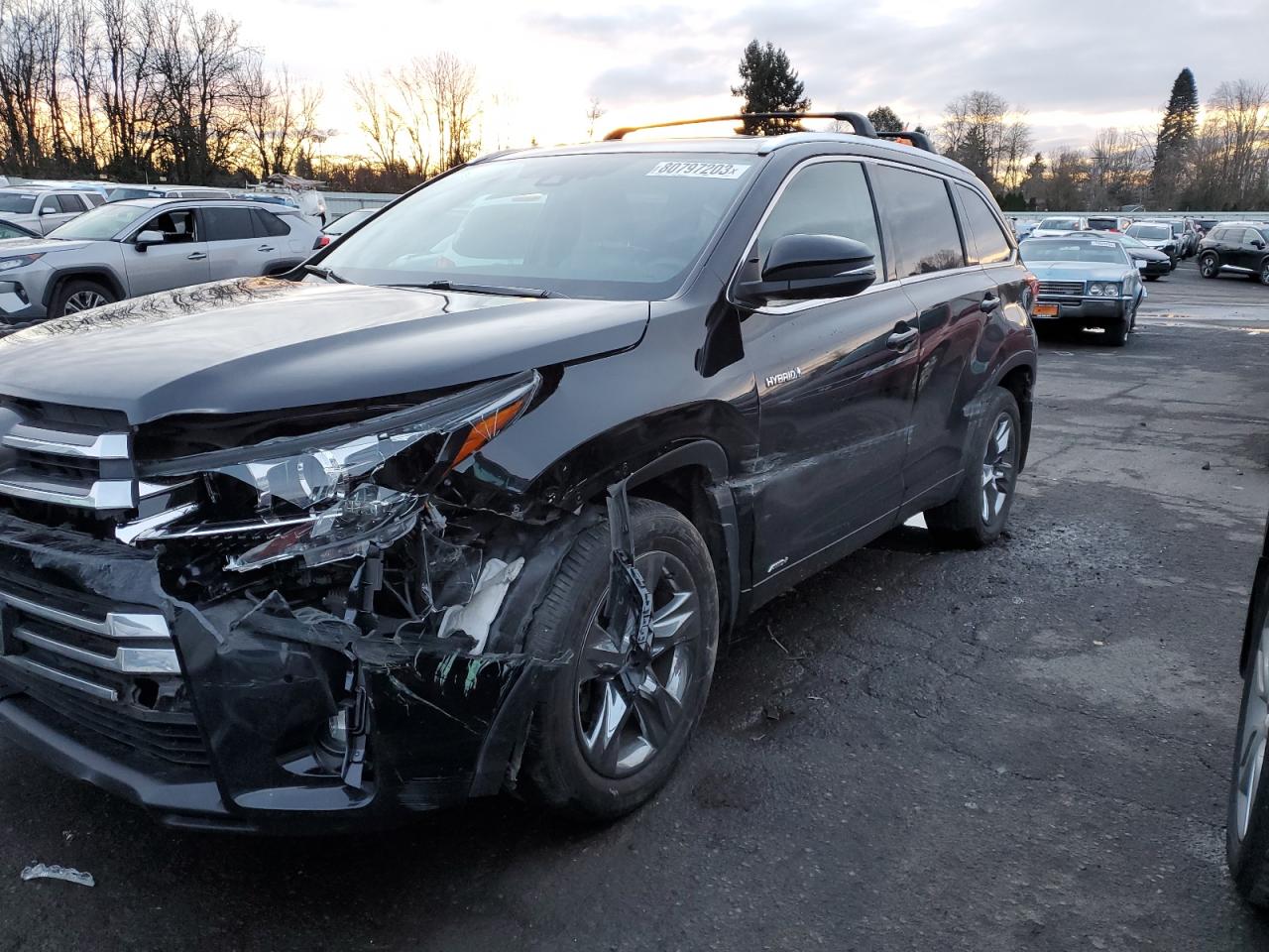 Obraz 1 z 2019 TOYOTA HIGHLANDER HYBRID LIMITED 2019 z VIN 5TDDGRFH8KS066603