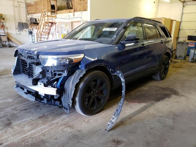 Изображение 1 2020 FORD EXPLORER ST 2020 с VIN 1FM5K8GC1LGA16228