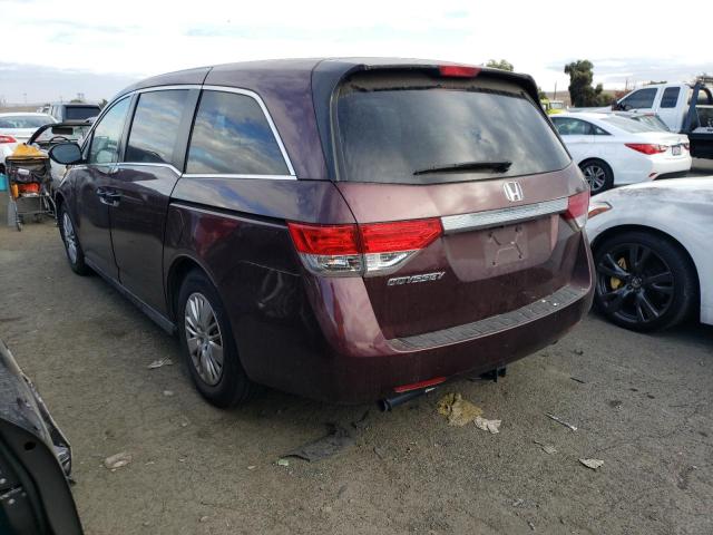 Image 2 of 2014 HONDA ODYSSEY LX 2014 with VIN 5FNRL5H26EB072752