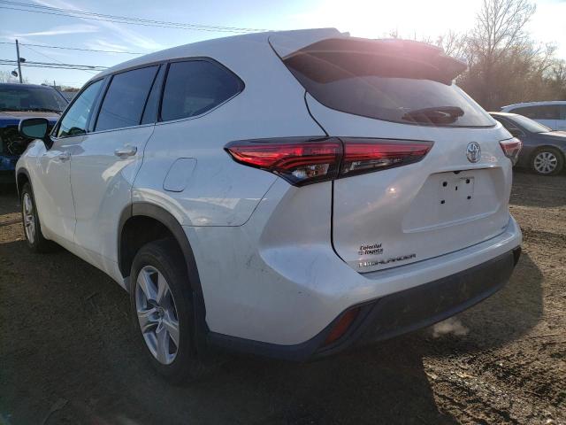 Изображение 2 2020 TOYOTA HIGHLANDER L 2020 с VIN 5TDCZRBH8LS026888