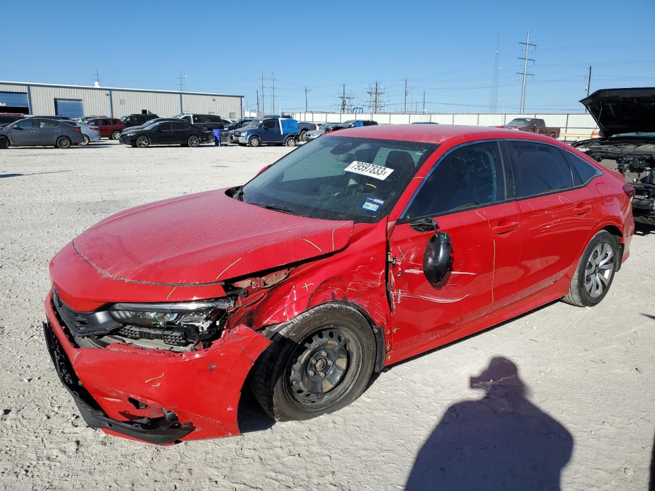 Изображение 1 2022 HONDA CIVIC LX 2022 с VIN 2HGFE2F2XNH523501