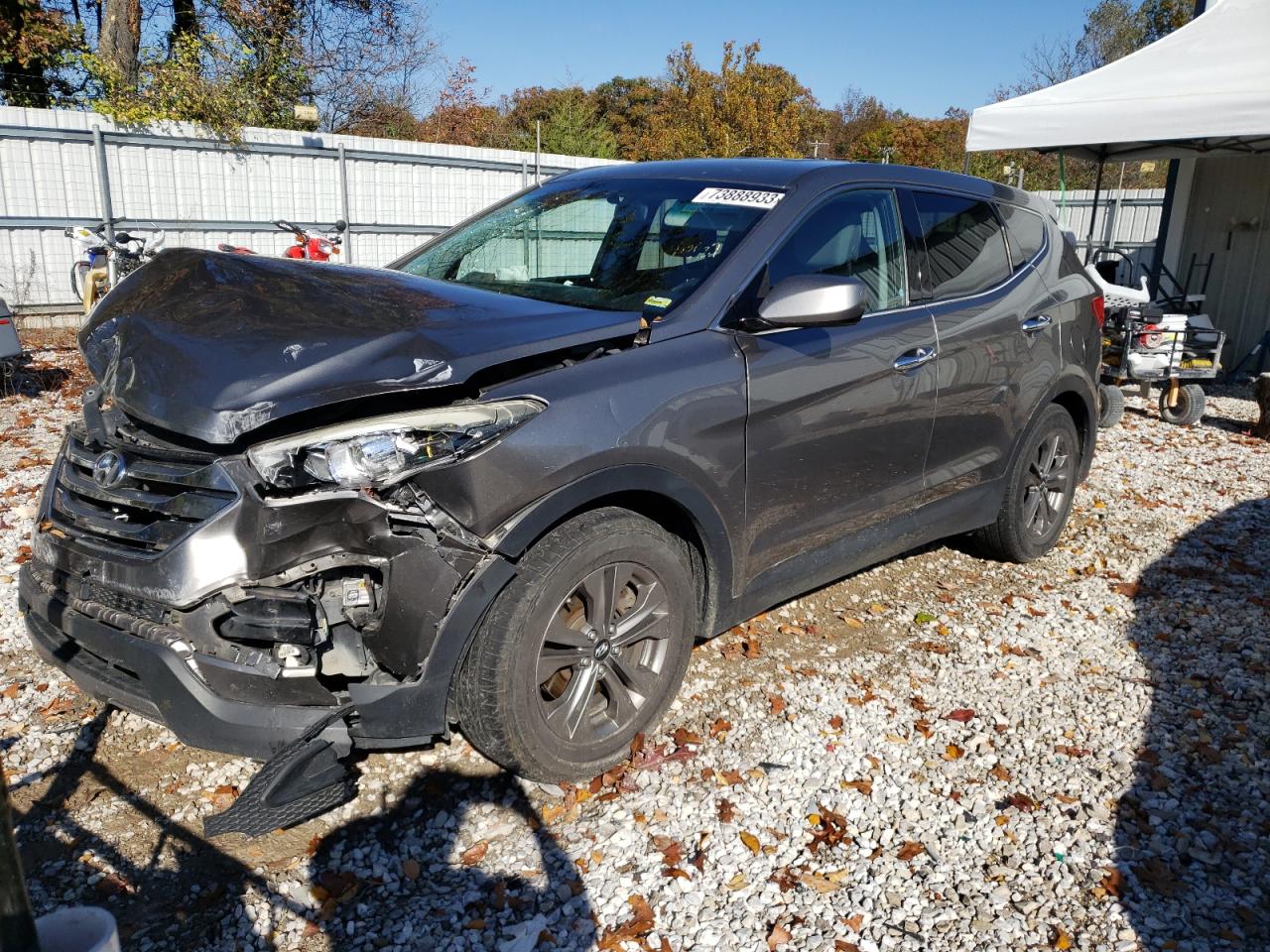 Image 1 of 2015 HYUNDAI SANTA FE SPORT  2015 with VIN 5XYZT3LB6FG280104