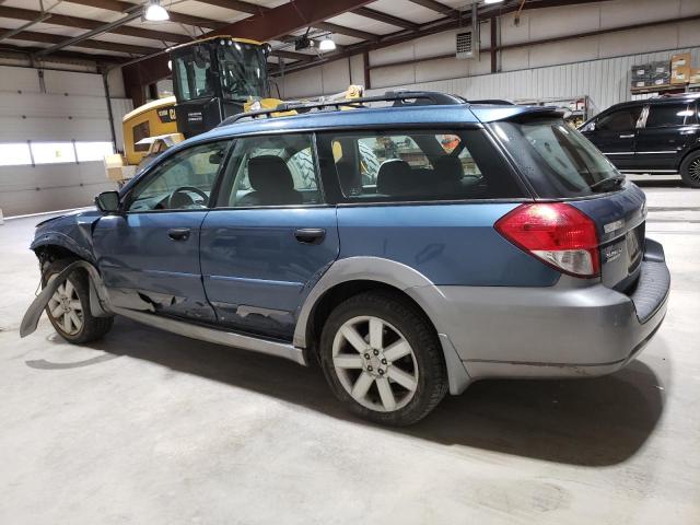 Image 2 of 2009 SUBARU OUTBACK 2.5I 2009 with VIN 4S4BP61C797327902