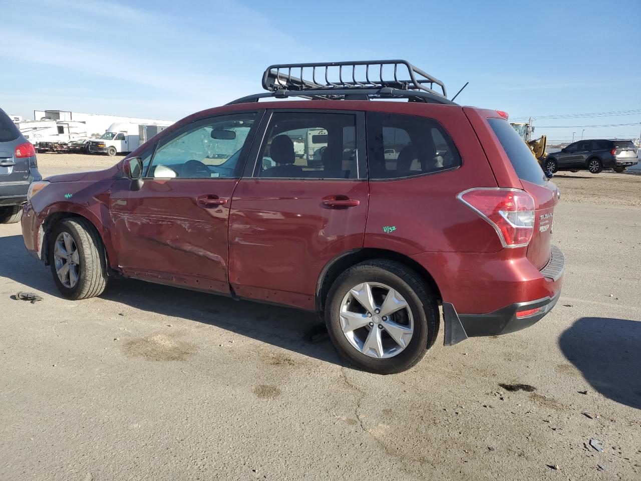 Image 2 of 2014 SUBARU FORESTER 2.5I PREMIUM 2014 with VIN JF2SJAEC6EH435713