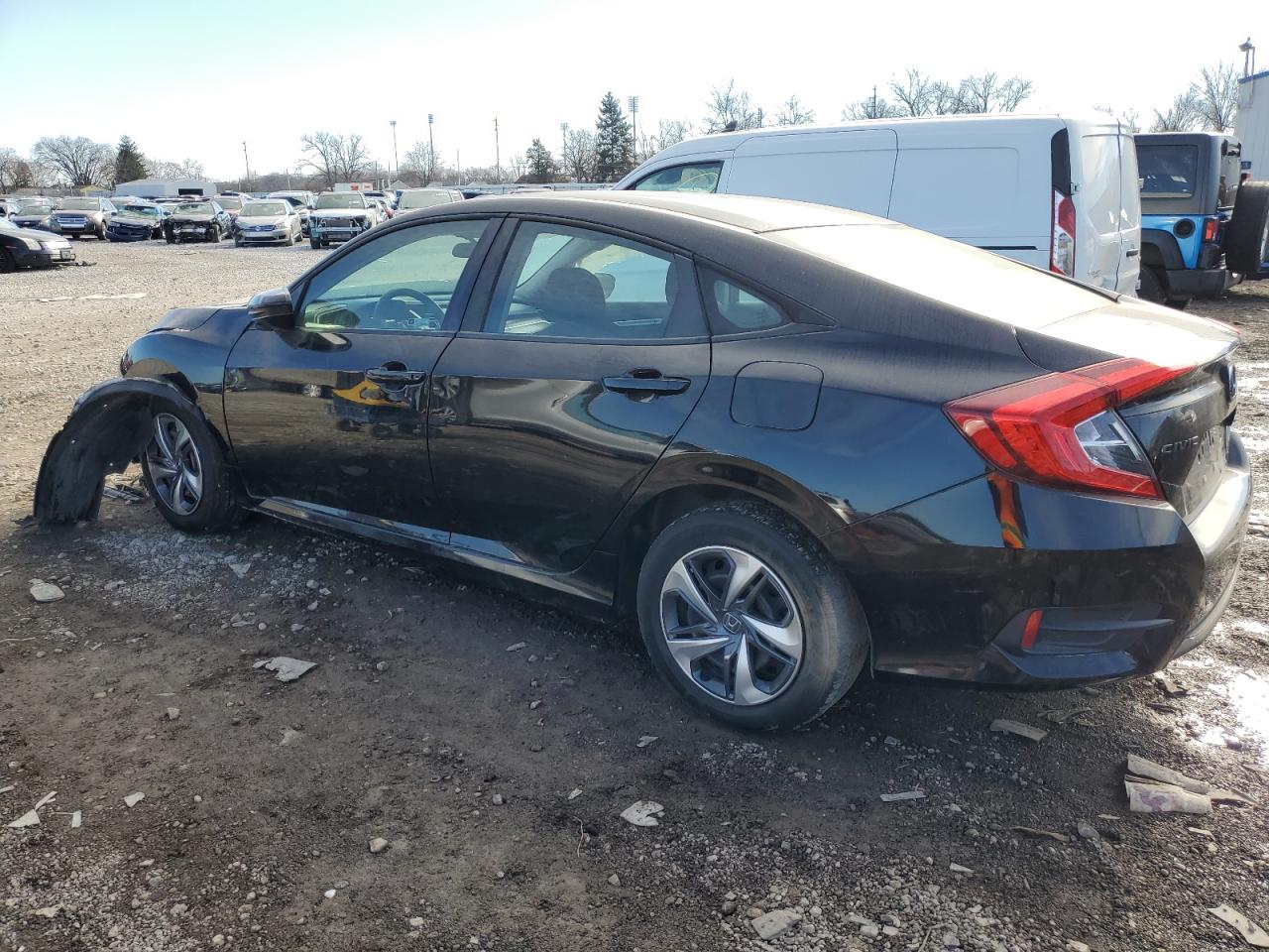 Изображение 2 2020 HONDA CIVIC LX 2020 с VIN 19XFC2F69LE015942