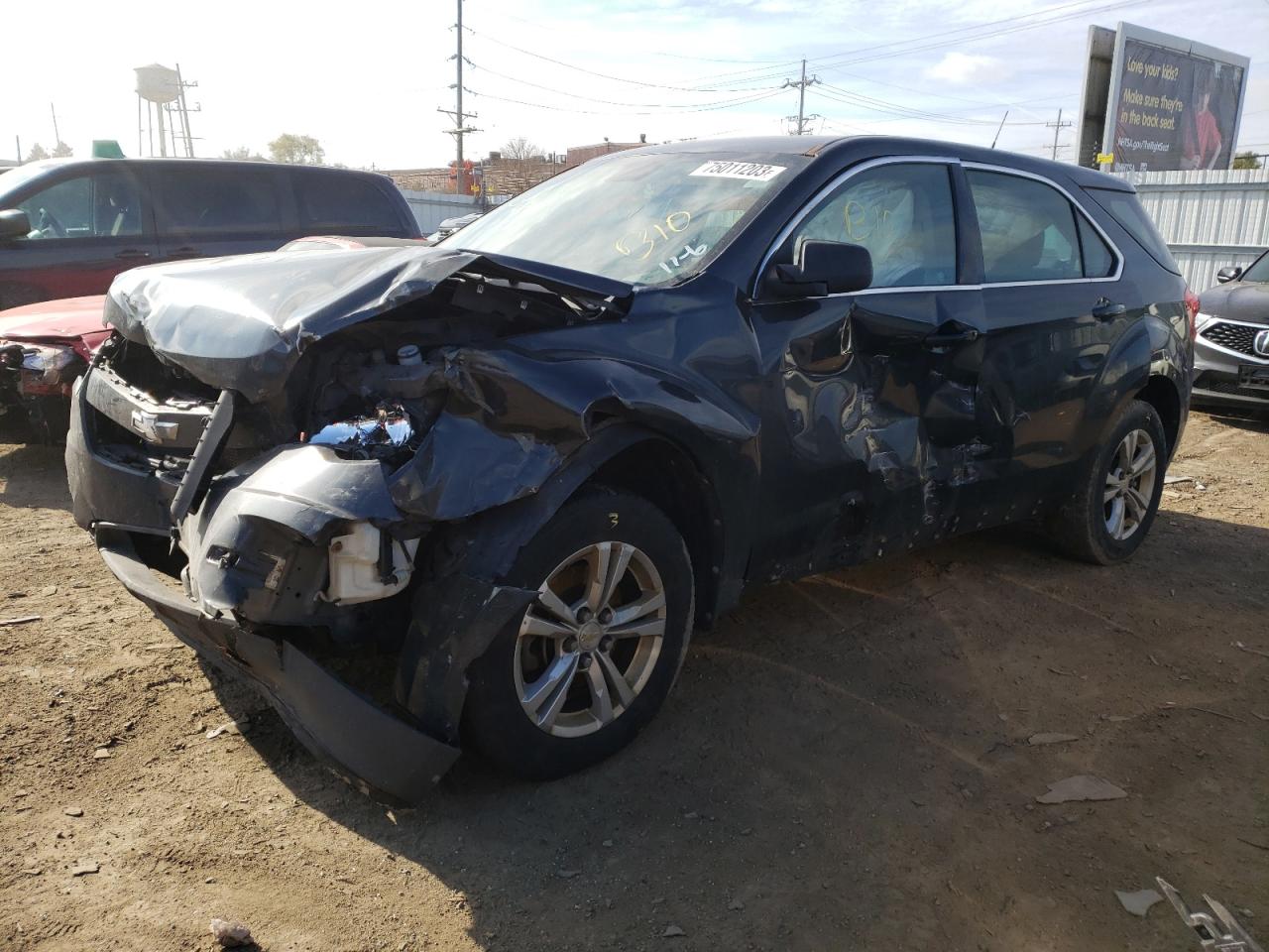 Obraz 1 z 2012 CHEVROLET EQUINOX LS 2012 z VIN 2GNALBEK3C1216216