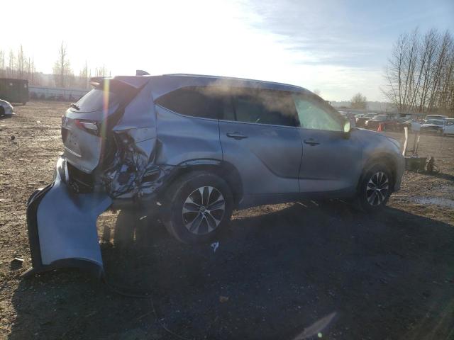 Image 3 of 2020 TOYOTA HIGHLANDER XLE 2020 with VIN 5TDHZRBH5LS019905