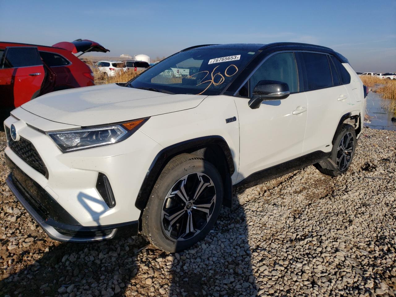 Image 1 of 2021 TOYOTA RAV4 PRIME XSE 2021 with VIN JTMEB3FV0MD012409