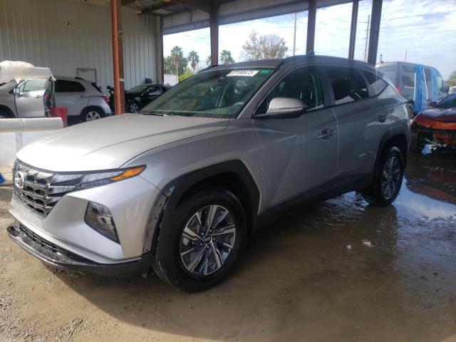 Image 1 of 2023 HYUNDAI TUCSON BLUE 2023 with VIN KM8JBCA18PU103270