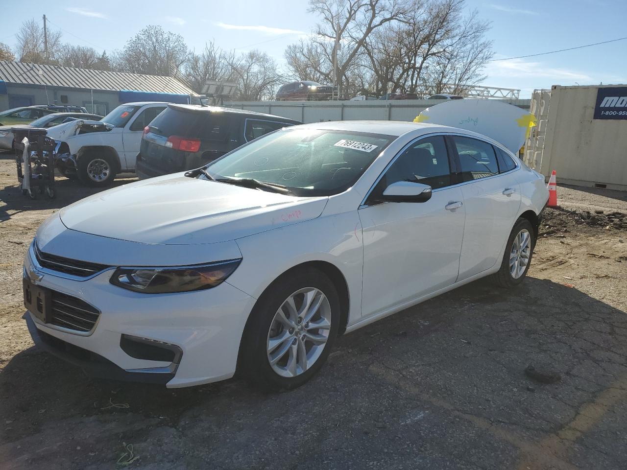 Image 1 of 2018 CHEVROLET MALIBU LT 2018 with VIN 1G1ZD5ST3JF128868