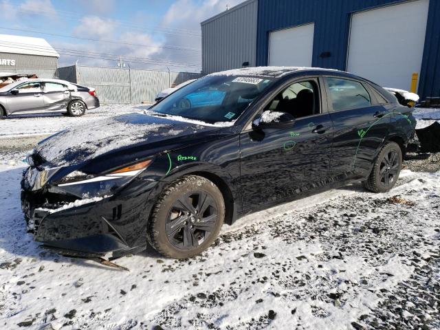 Image 1 of 2022 HYUNDAI ELANTRA SEL 2022 with VIN KMHLM4AG8NU229395