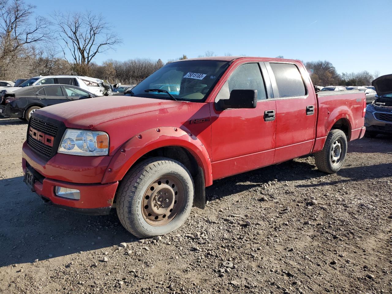 Image 1 of 2005 FORD F150 SUPERCREW 2005 with VIN 1FTPW14525FA24281
