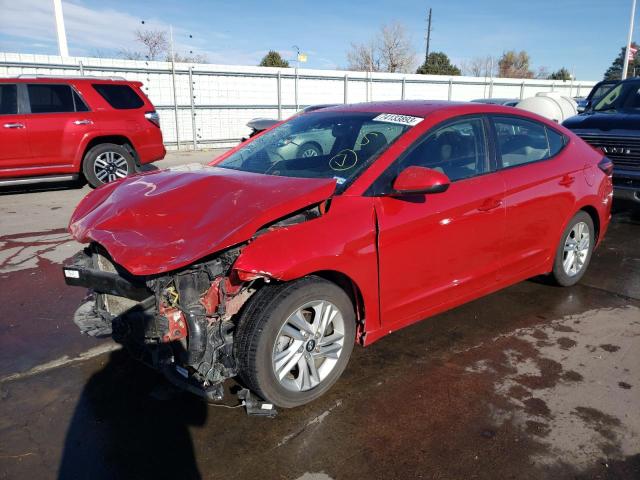 Image 1 of 2020 HYUNDAI ELANTRA SEL 2020 with VIN 5NPD84LF5LH609335
