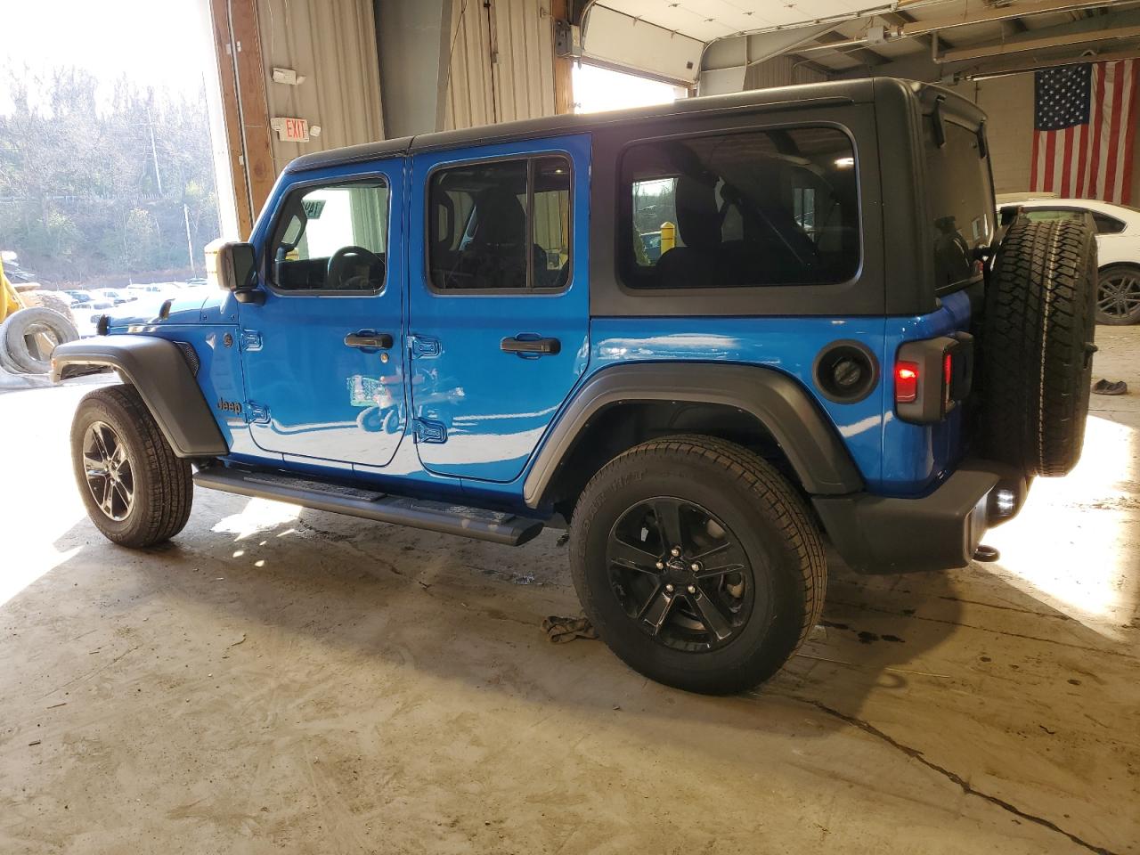 Image 2 of 2021 JEEP WRANGLER UNLIMITED SPORT 2021 with VIN 1C4HJXDN7MW723023