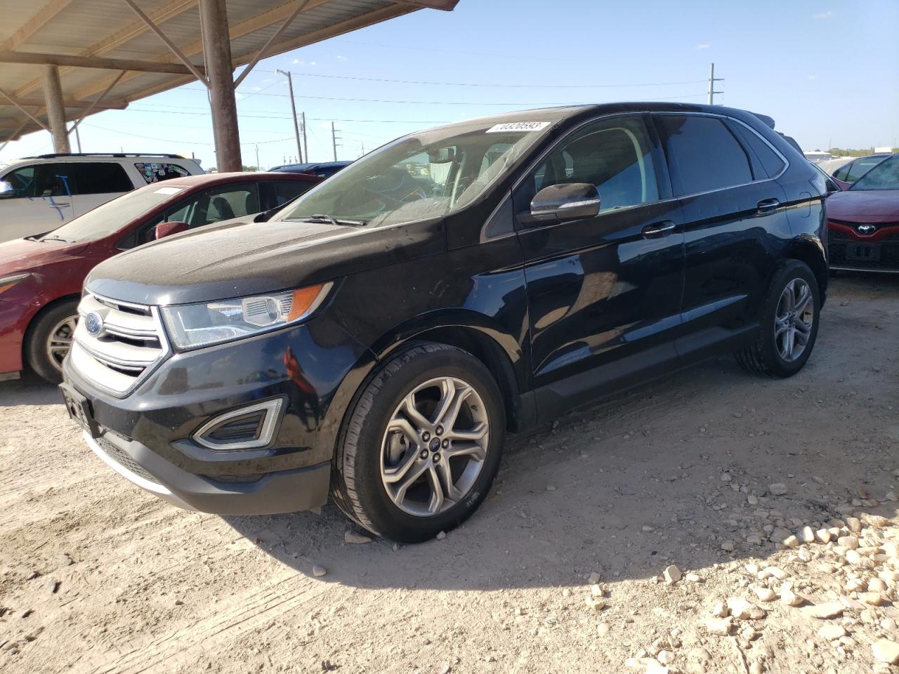 Image 1 of 2018 FORD EDGE TITANIUM 2018 with VIN 2FMPK3K9XJBB06733