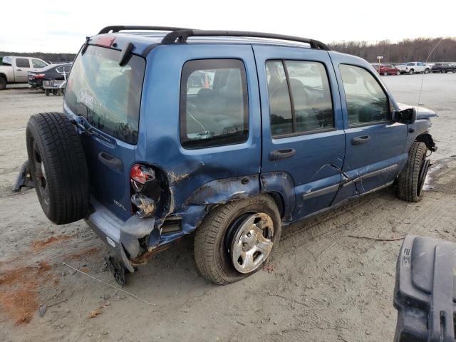 Image 3 of 2005 JEEP LIBERTY SPORT 2005 with VIN 1J4GL48K35W697231