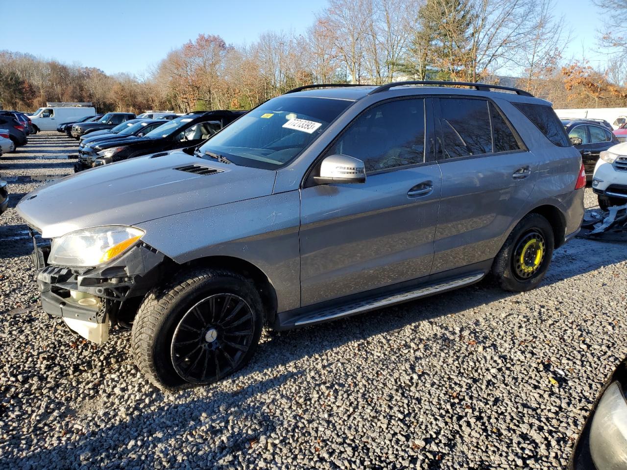 Image 1 of 2014 MERCEDES-BENZ ML 350 4MATIC 2014 with VIN 4JGDA5HBXEA359340