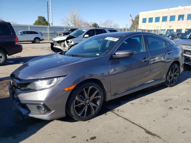 Image 1 of 2019 HONDA CIVIC SPORT 2019 with VIN 19XFC2F81KE051415
