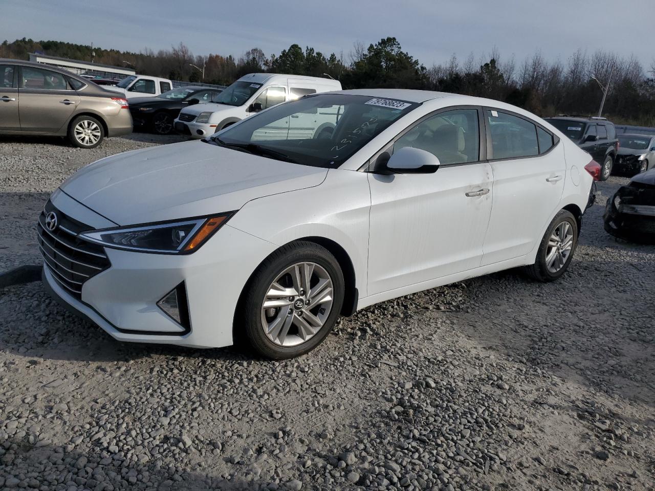 Image 1 of 2019 HYUNDAI ELANTRA SEL 2019 with VIN 5NPD84LF6KH452820