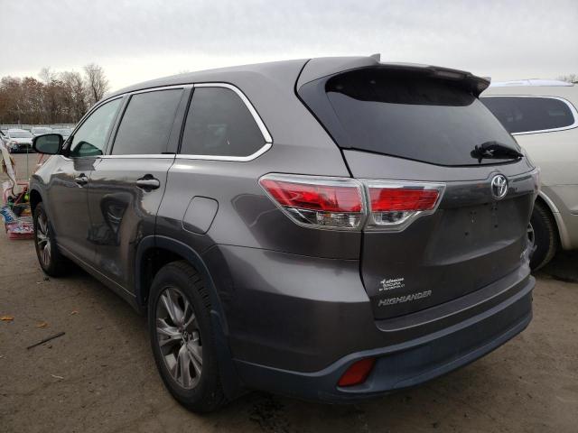 Image 2 of 2016 TOYOTA HIGHLANDER LE 2016 with VIN 5TDBKRFH4GS281134