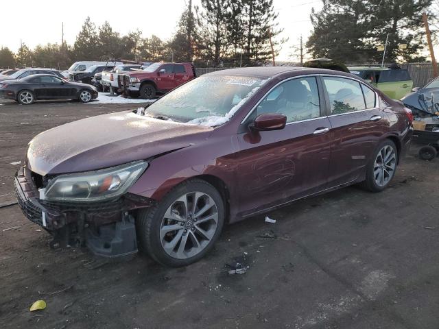 Image 1 of 2014 HONDA ACCORD SPORT 2014 with VIN 1HGCR2F56EA053998