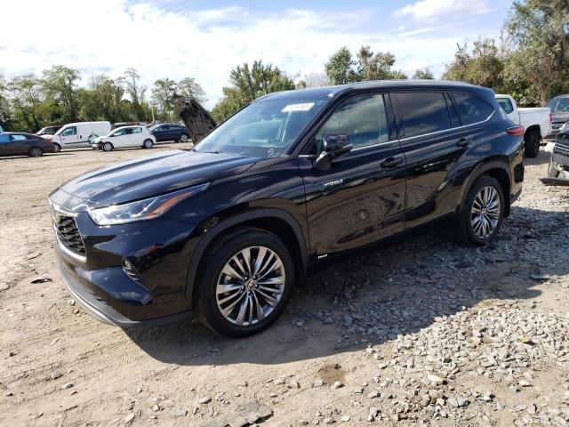 Image 1 of 2020 TOYOTA HIGHLANDER HYBRID PLATINUM 2020 with VIN 5TDEBRCH1LS006204