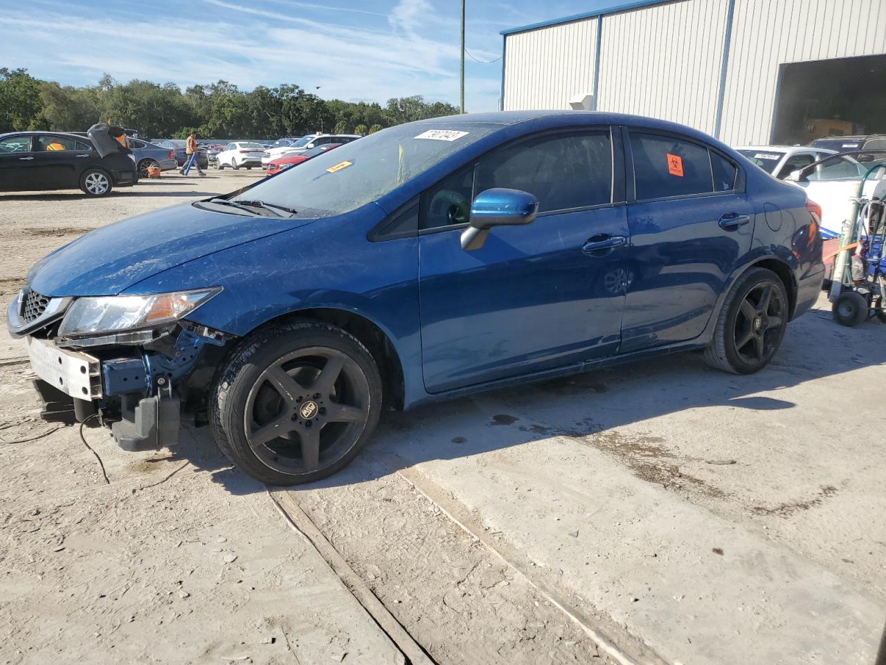 Image 1 of 2014 HONDA CIVIC LX 2014 with VIN 2HGFB2F57EH511633