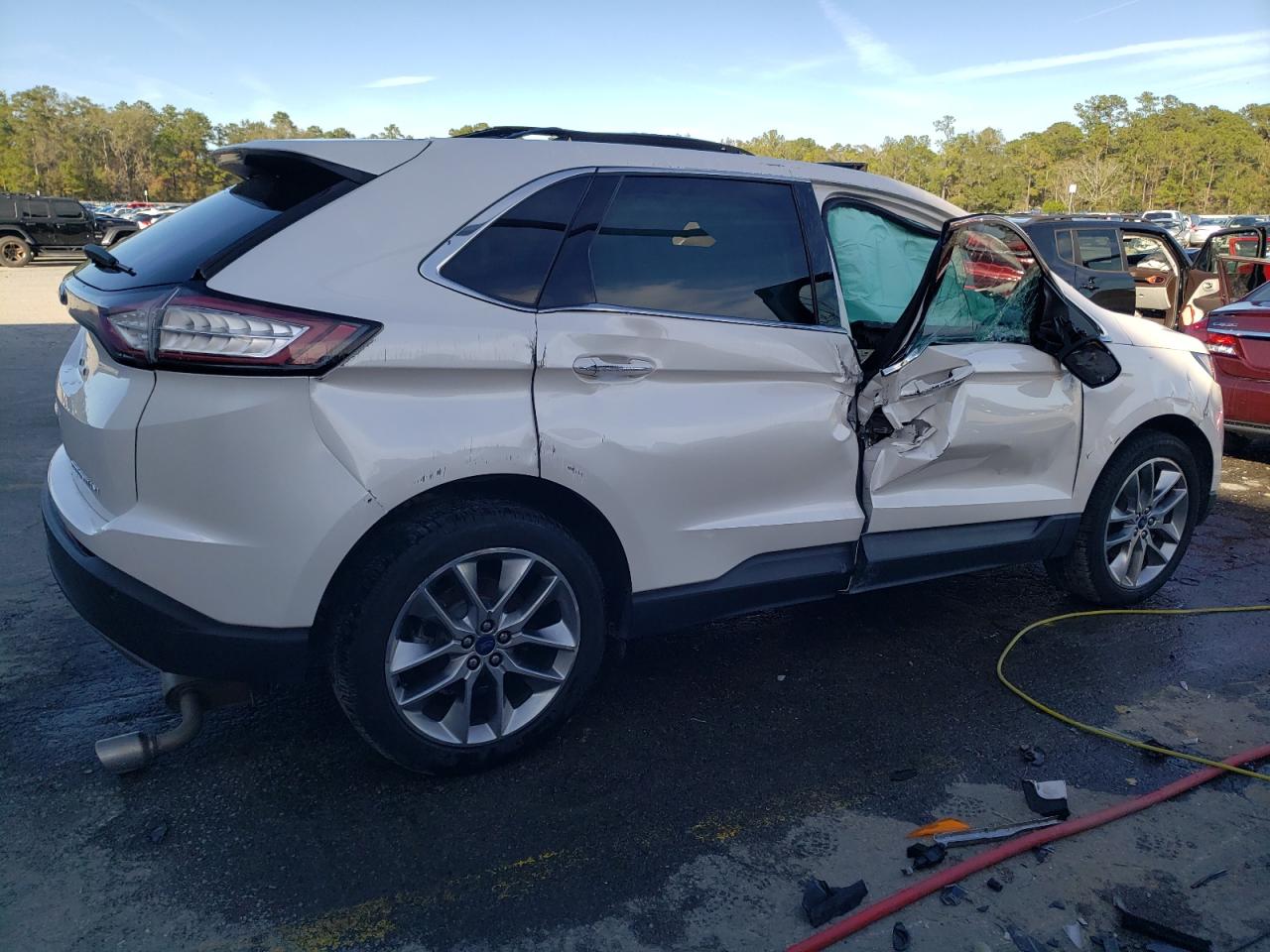 Image 3 of 2018 FORD EDGE TITANIUM 2018 with VIN 2FMPK3K8XJBC34915