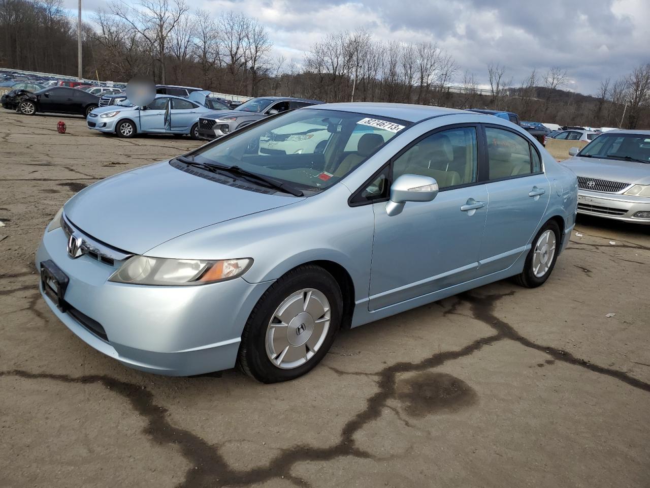 Image 1 of 2008 HONDA CIVIC HYBRID 2008 with VIN JHMFA36208S002198