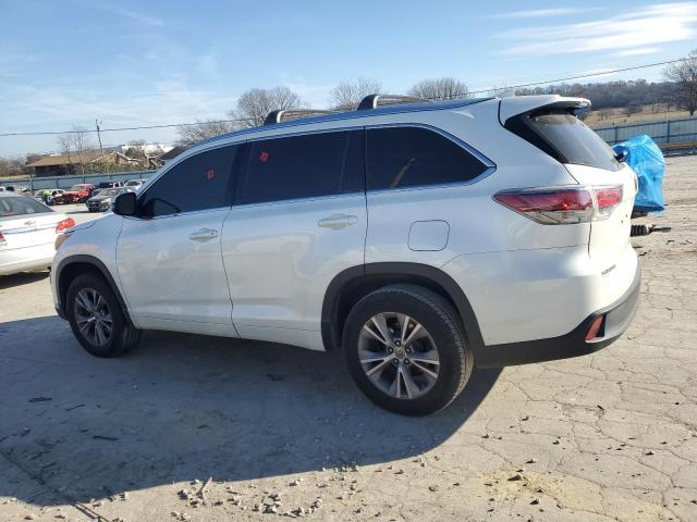 Image 2 of 2015 TOYOTA HIGHLANDER XLE 2015 with VIN 5TDKKRFH4FS042486