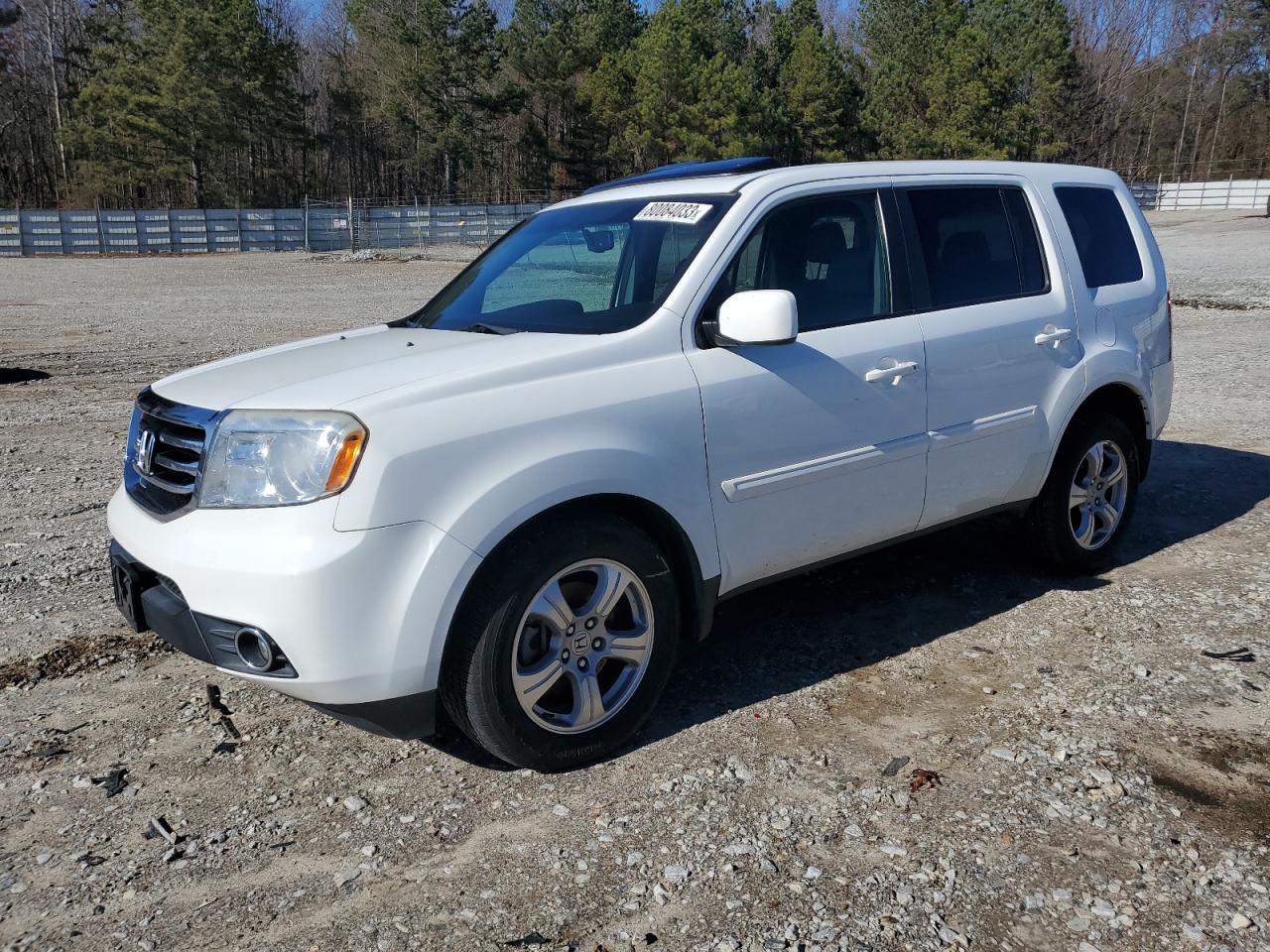 Изображение 1 2013 HONDA PILOT EXL 2013 с VIN 5FNYF3H57DB015055
