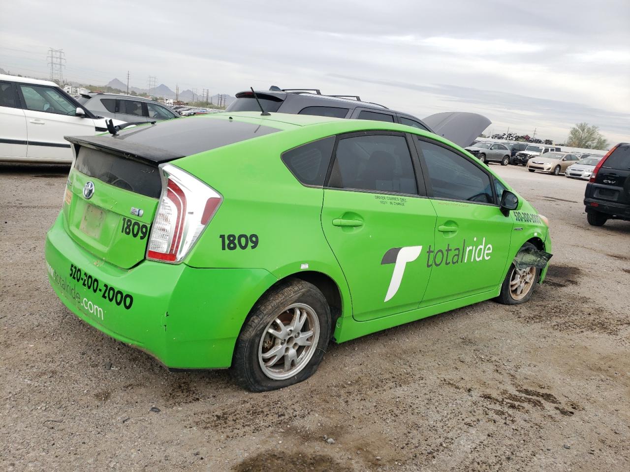 Изображение 3 2013 TOYOTA PRIUS  2013 с VIN JTDKN3DU1D1641635