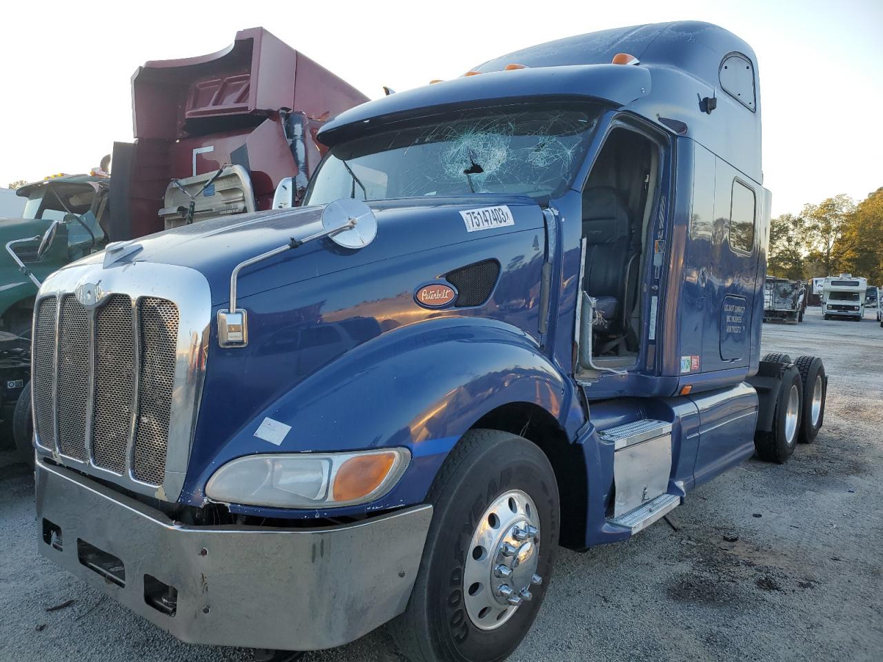 Image 2 of 2009 PETERBILT 387  2009 with VIN 1XP7D49X39D792272