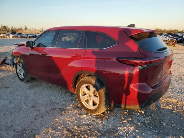 Изображение 2 2022 TOYOTA HIGHLANDER L 2022 с VIN 5TDZZRAH4NS542549