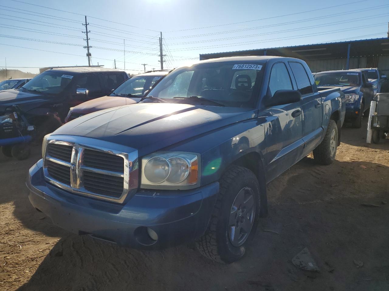 Image 1 of 2005 DODGE DAKOTA QUAD LARAMIE 2005 with VIN 1D7HW58N15S102147