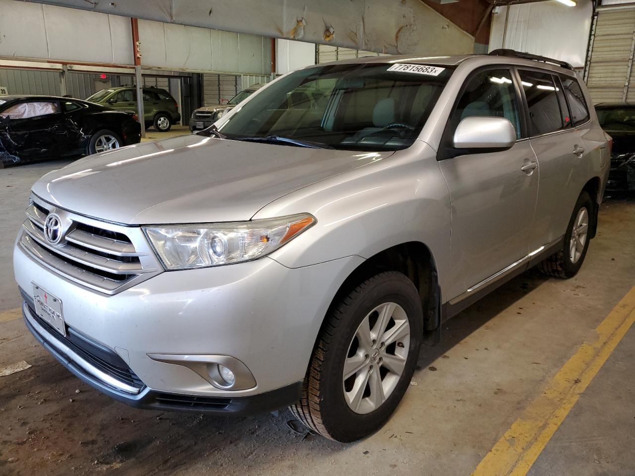 Image 1 of 2012 TOYOTA HIGHLANDER BASE 2012 with VIN 5TDBK3EH2CS168159