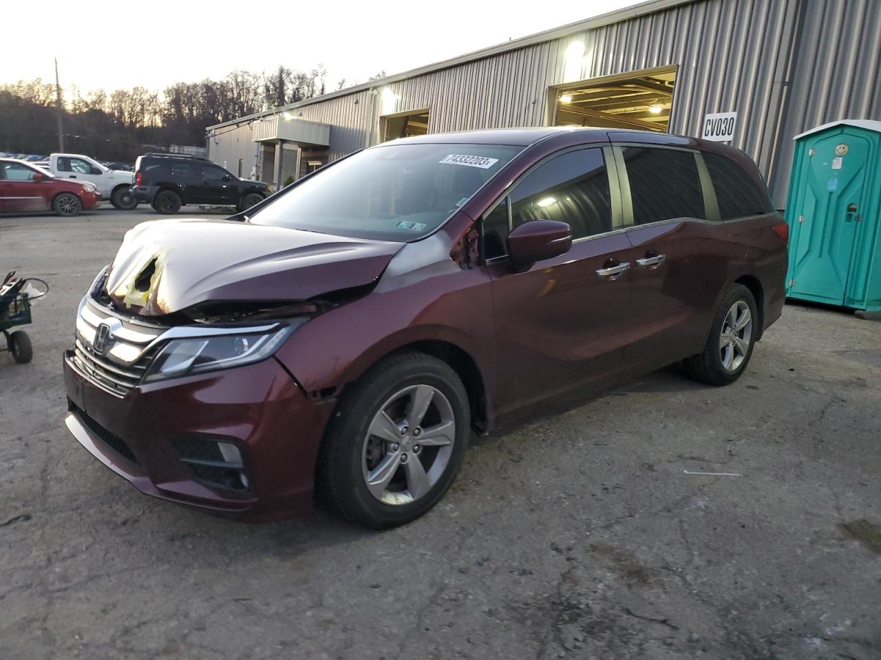 Obraz 1 z 2019 HONDA ODYSSEY EXL 2019 z VIN 5FNRL6H70KB030185
