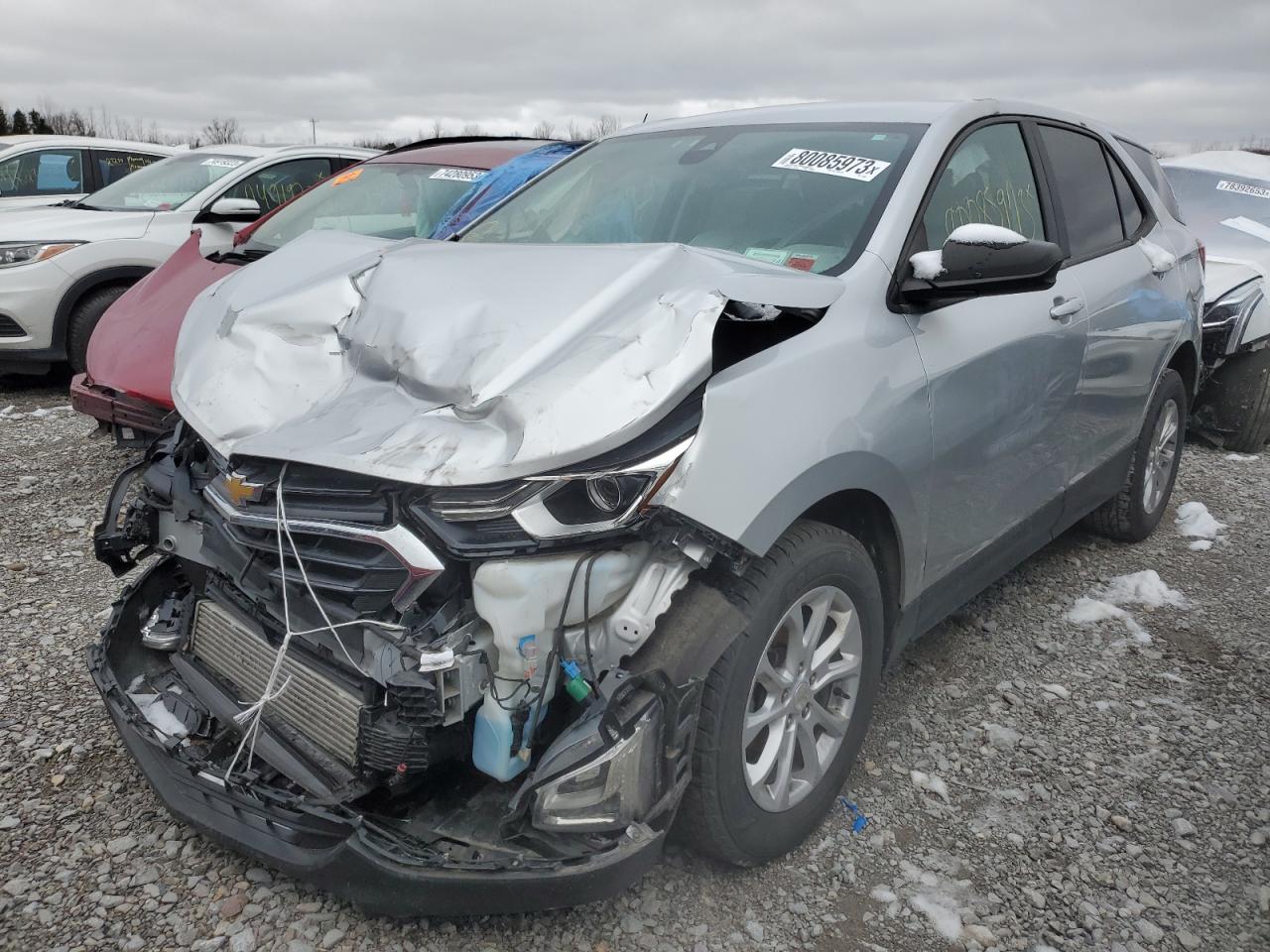 Image 1 of 2021 CHEVROLET EQUINOX LS 2021 with VIN 3GNAXSEV5MS115330