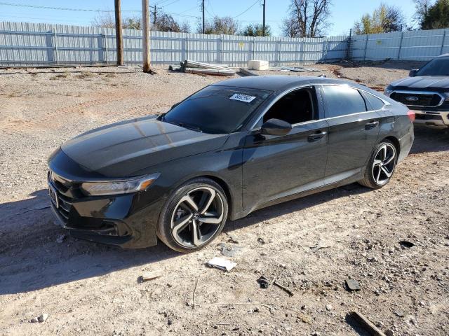 Image 1 of 2022 HONDA ACCORD SPORT SE 2022 with VIN 1HGCV1F41NA107334
