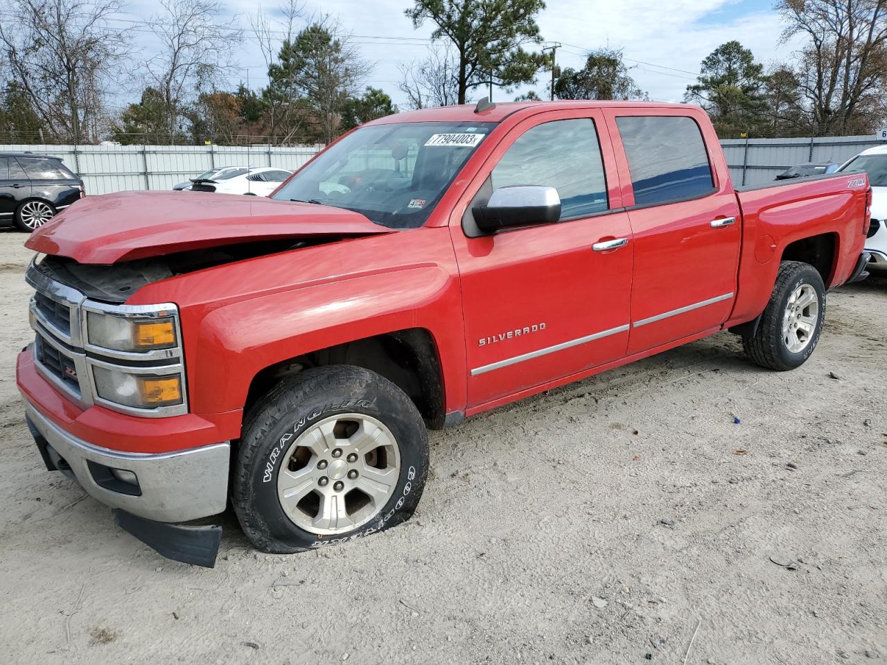 Изображение 1 2014 CHEVROLET SILVERADO K1500 LT 2014 с VIN 3GCUKREH4EG260578